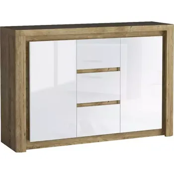 Komoda Komoda Livinio L7 Ribbeck/biały połysk