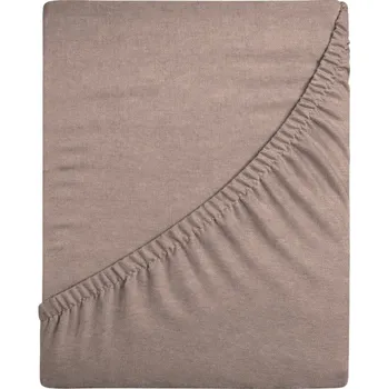 Prostěradlo PROSTĚRADLO JERSEY S GUMOU 220x200 SILNÉ DeLux 155g CAFE