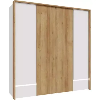 Předsíňová stěna Skříň Whiteheaven 205 cm LNBS3411B-M216 s osvětlením