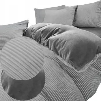 Povlečení SADA POVLEČENÍ Z POLÁRNÍHO FLEECU TEPLÁ 200x220 PLYŠ MIKROVLÁKNO MEDVÍDEK