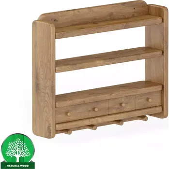 Obývací stěna Polička borovice PK118-50x40x10 dub