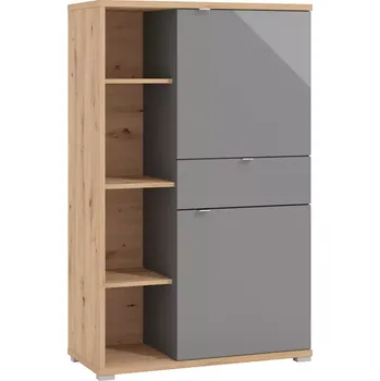 Kancelářská sestava Komoda Andora Pop 2k1f Šedá 11011374