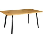 Stůl Cenny divoký dub/černý mat
