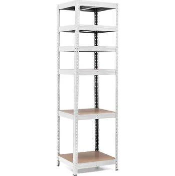 regál Policový regál Trestles RH 2000x600x450, nosnost 2100 kg, 6 polic Barva: pozink, Provedení police: dřevěná DTD 8 mm