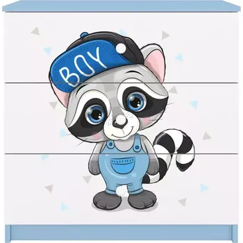 Dětský pokoj Dětská komoda Babydreams modrá - Mýval