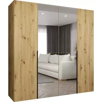 Předsíňová stěna Skříň Alicante II 200 artisan černá