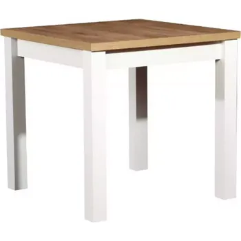 Jídelní set Stůl St44 80x80 L Wotan/Bílý