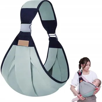 NOSÍTKO PRO DĚTI ZELENÉ RYCHLÁ MONTÁŽ POHODLNÉ KOJENÍ