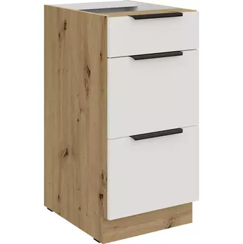 Kuchyňská skříňka Aria WH/AR Anti Fingerprint 40d 3s Bb