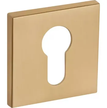 Dveřní kování Štít R67F PZ zlatý-satén