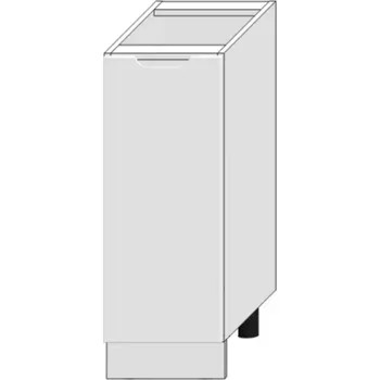 Kuchyňská Skříňka Zoya D30 Pl Bílý Puntík/Bílý