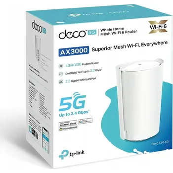 Router TP-LINK Deco X50-5G LTE WIFI AX3000 Mesh WIFI6 X50 5G – 1 kus