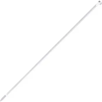 Stahovací páska Vázací pásky 3.6 x 150 mm bílé, nylon, 100 ks.