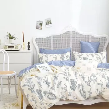 Povlečení Povlečení z bavlněného saténu ALBS-M0034B 140x200