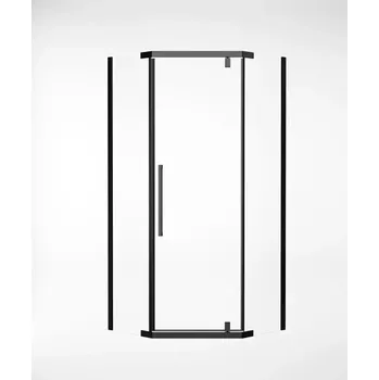 Sprchový kout pětiúhelník Toto black 90x90x190