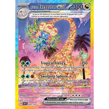Společenská hra Pokémon Alolan Exeggutor ex 242/191 - Surging Sparks