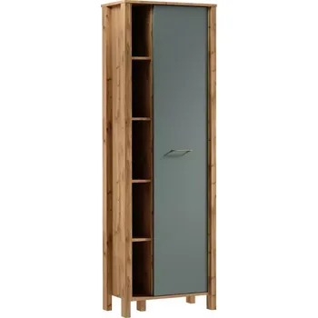 Kancelářská sestava Regál Indygo R1D dub wotan-green