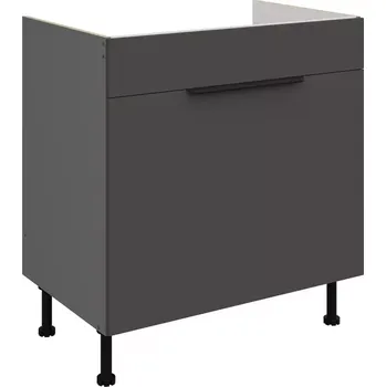 Kuchyňská skříňka Aria GR/ANT Anti Fingerprint 80zl 1s Bb