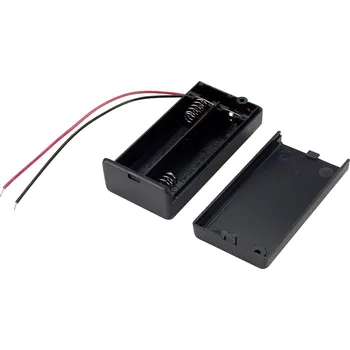 Držák baterie TRU COMPONENTS SBH-321-3A bateriový držák 2x AA kabel