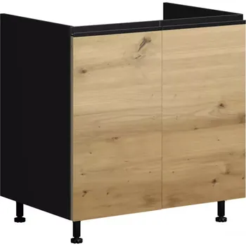 Kuchyňská linka Kuchyňská Skříňka Industry D80 ZL černá/artisan