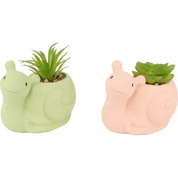 umělá květina Umělá rostlina v květináči 9x11cm mix 98895