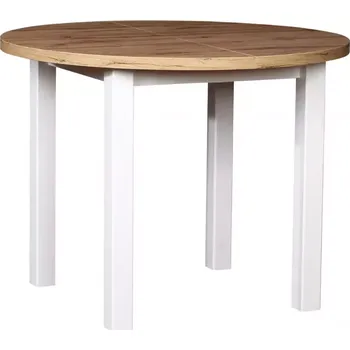 Jídelní set Stůl St-56 100+2x40 wotan/bílá