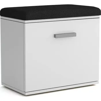 Botník Botník Justus 05 White/ Black Gloss