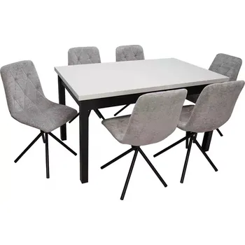 Jídelní set Jídelní set 1+6 Juma kašmír/černá