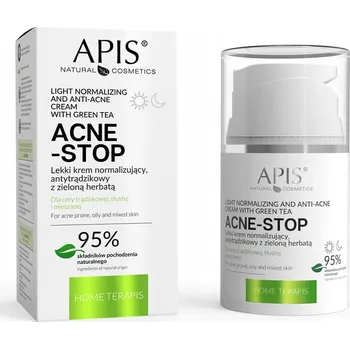 Pleťový krém Apis Acne-Stop Home Terapis Lehký normalizační krém proti akné 50 ml