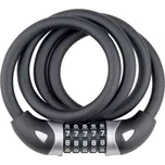 Zámek spirála kódový PRO-T M12 x 120cm | BLACK