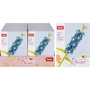 ostatní stavebnice Stavebnice Květiny 116 dílků