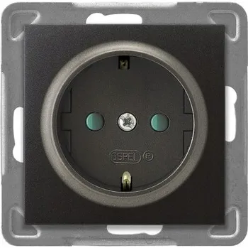 Elektrická zásuvka OSPEL IMPRESJA GP-1YSP/m/50 Jednoduchá zásuvka s uzemněním (Schuko)