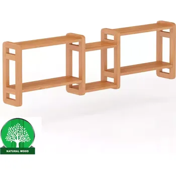 Obývací stěna Polička borovice PK103-150x44x19 olše