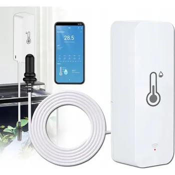 TEPLOMĚR VLHKOMĚR SENZOR TEPLOTY A VLHKOSTI APLIKACE WIFI SMART