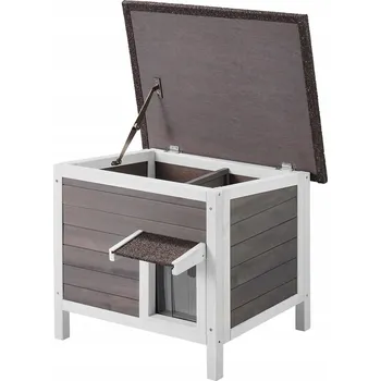 Pelíšek pro kočku Venkovní Bouda pro kočky 61 cm