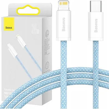 Datový kabel Kabel Baseus USB-C na Apple Lightning 1 m, modrý