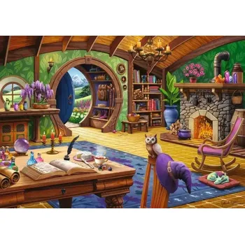 Puzzle Ravensburger puzzle Útulná kouzelnická chaloupka 1000 dílků