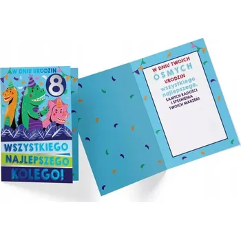 PŘÁNÍ K NAROZENINÁM PR-332 PRO CHLAPCE - 8 LET