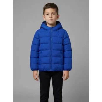 Chlapecká bunda Sinsay - Prošívaná puffer bunda s kapucí - indigo - 8425N-57X - 8425N-57X-104