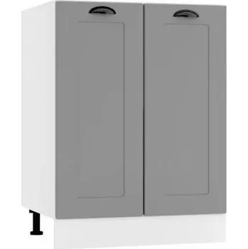 Kuchyňská skříňka Kuchyňská skříňka Adele D60 šedá mat/bílá