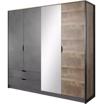 Předsíňová stěna Skříň Arden 220cm Dub Sand Grande/Matera