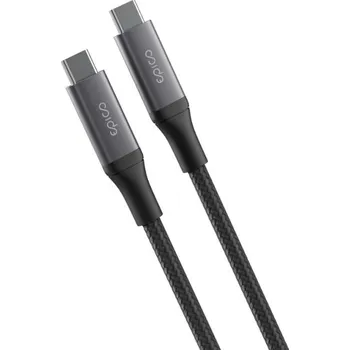 Datový kabel Epico UltraLink USB-C Kabel EC48 | USB4 40Gbps 240W 8K/60Hz | 1.5m | Černá | Durable Textile Braiding 9915141300022