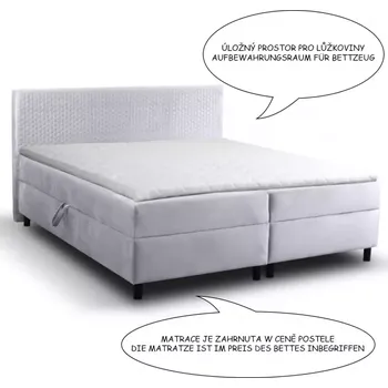 Sedací souprava Postel Lisa 140x200 Monolith 84