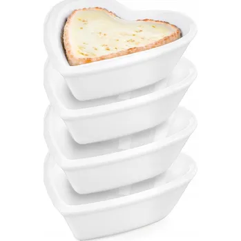 PORCELÁNOVÉ MISKY NA UZOBÁVÁNÍ, OMÁČKY A DIPY - SADA 4 KUSŮ