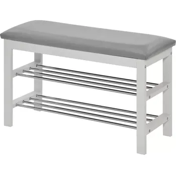 Botník se sedákem GC0835 bílá/šedá