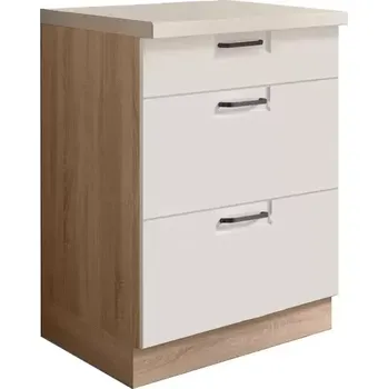 Kuchyňská Skříňka Favorit 10D Sonoma/White