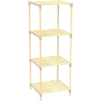 Kancelářská sestava Regál FIX2013-4 přírodní/béžová