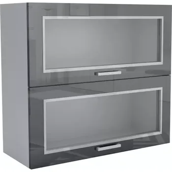 Kuchyňská Skříňka Lucjan 80g 20w lux černá