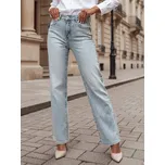 Dámské džíny široké wide leg DIAMONTI Dstreet UY2475 Barva: Modrá - světle, Velikost: S
