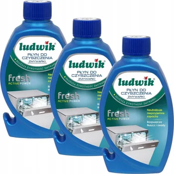 Mycí prostředek LUDWIK Čistič do myčky nádobí FRESH ACTIVE POWER 3X250ML